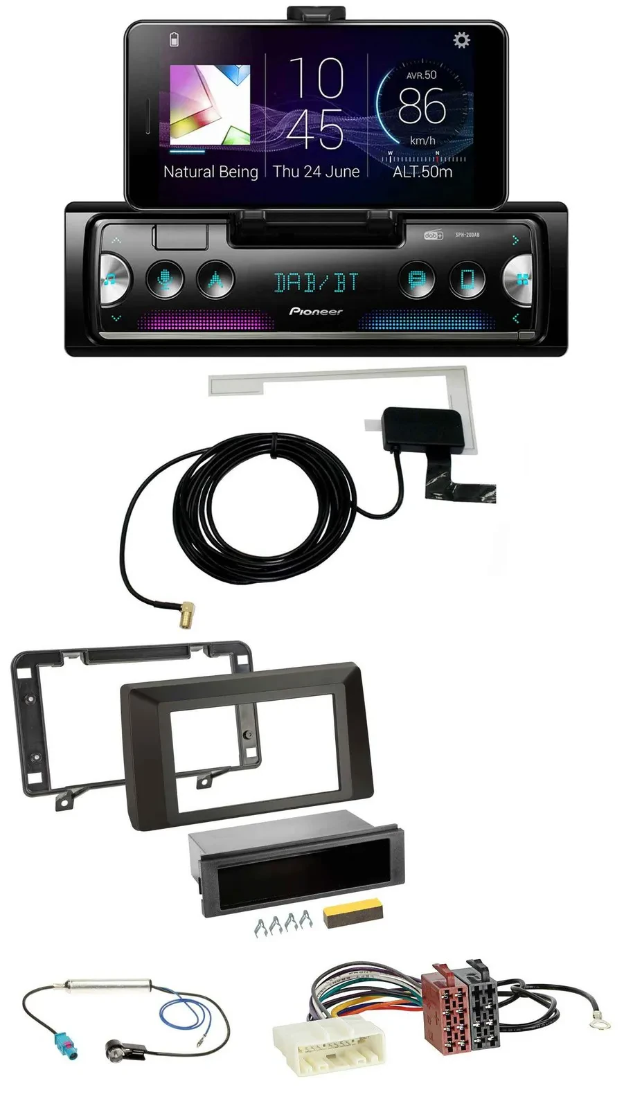 Автомагнитола для Dacia Duster (с 2021) Pioneer DAB, Bluetooth, MP3, USB