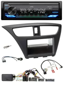 JVC Bluetooth DAB USB Lenkrad Autoradio für Honda Civic (ab 2012)