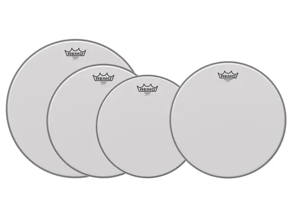 Remo Emperor Coated Propack Drum Head Pack w/Free Ambassador Coated 10", 12",