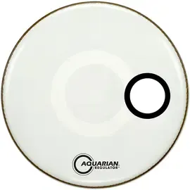 Пластик для барабана Aquarian 24" Regulator RSM Offset Hole Gloss White