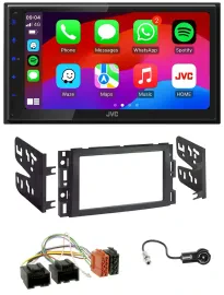 JVC Bluetooth USB MP3 2DIN DAB Autoradio für Chevrolet Equinox Impala Monte Carl