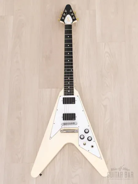 Электрогитара Gibson Flying V 1967 Vintage Reissue HH Alpine White w/case USA 1997