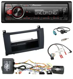 Pioneer Bluetooth USB DAB Lenkrad Autoradio für Mercedes SLK R171 04-11 aktiv