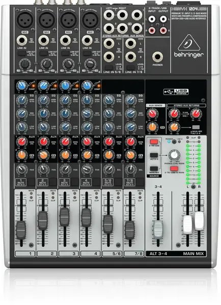 Аналоговый микшер Behringer Xenyx 1204USB