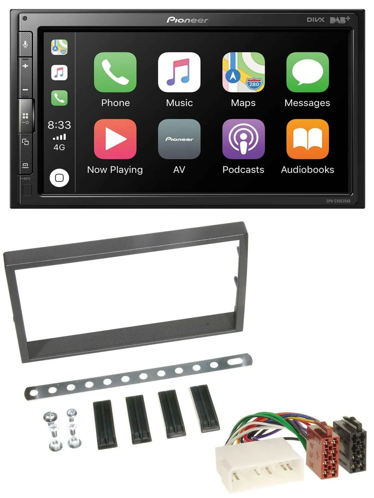 Pioneer USB MP3 DAB 2DIN Bluetooth Autoradio für SSangYong Kyron ab 2005