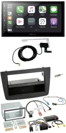 Pioneer USB Lenkrad 2DIN Bluetooth DAB Autoradio für Alfa Romeo Mito 14-18 Infoa