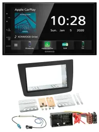 Автомагнитола для Alfa Romeo Mito 955 (с 2014) Kenwood 2-DIN, Bluetooth, DAB, USB