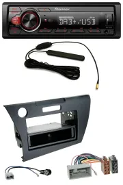 Автомагнитола для Honda CR-Z Pioneer 1-DIN, DAB, MP3, USB, AUX