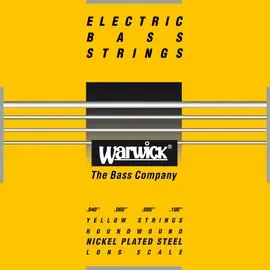Струны для бас-гитары Warwick Yellow Label Bass String Set Medium Light 40-100