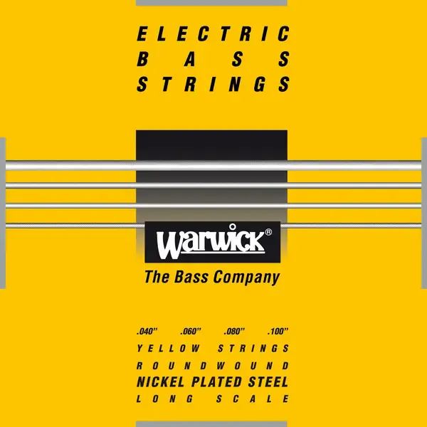 Струны для бас-гитары Warwick Yellow Label Bass String Set Medium Light 40-100