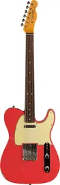Электрогитара Fender Custom Shop 1963 Telecaster Relic Aged Fiesta Red с кейсом