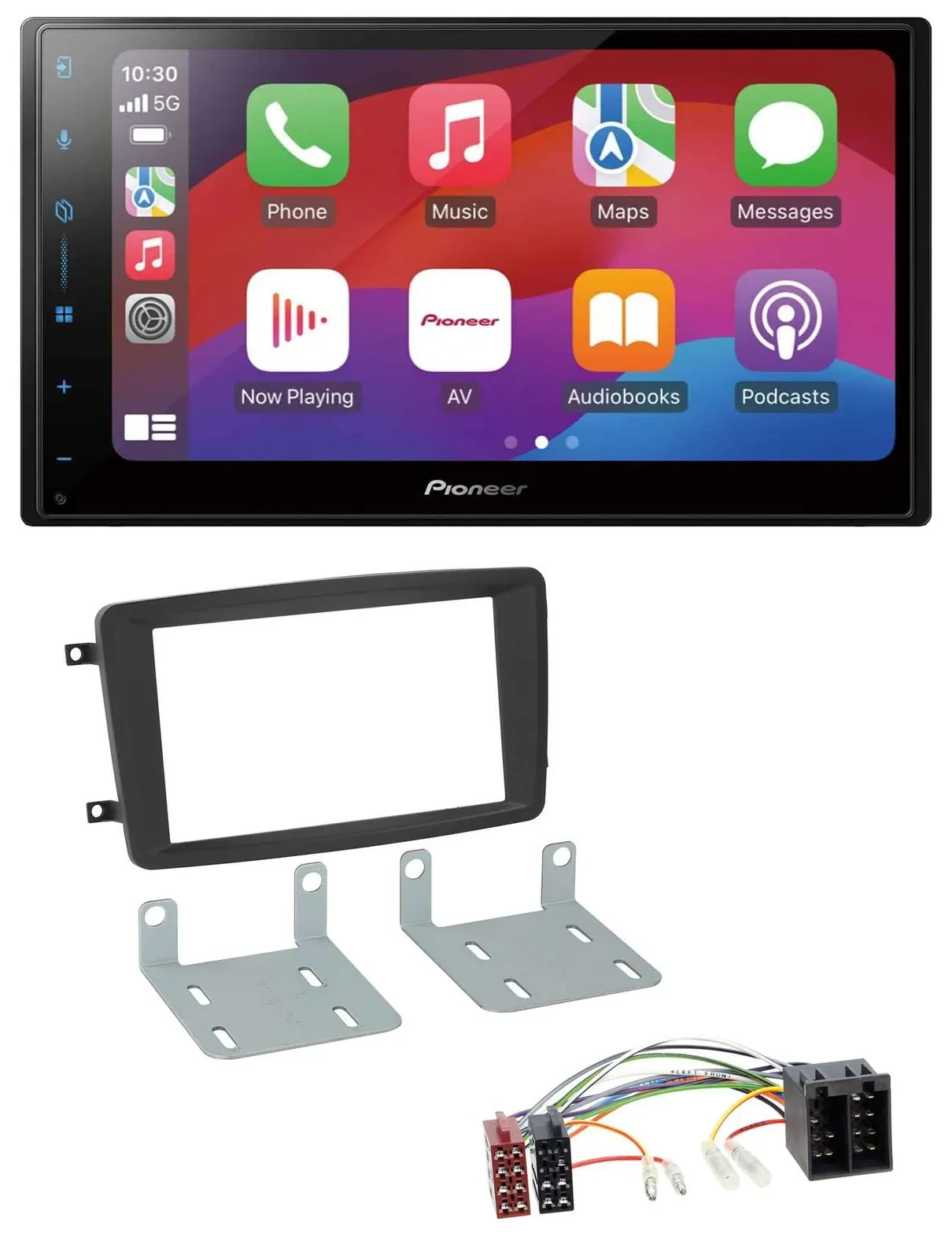 Pioneer DAB USB MP3 Bluetooth 2DIN Autoradio für Mercedes C W203 2000-2004