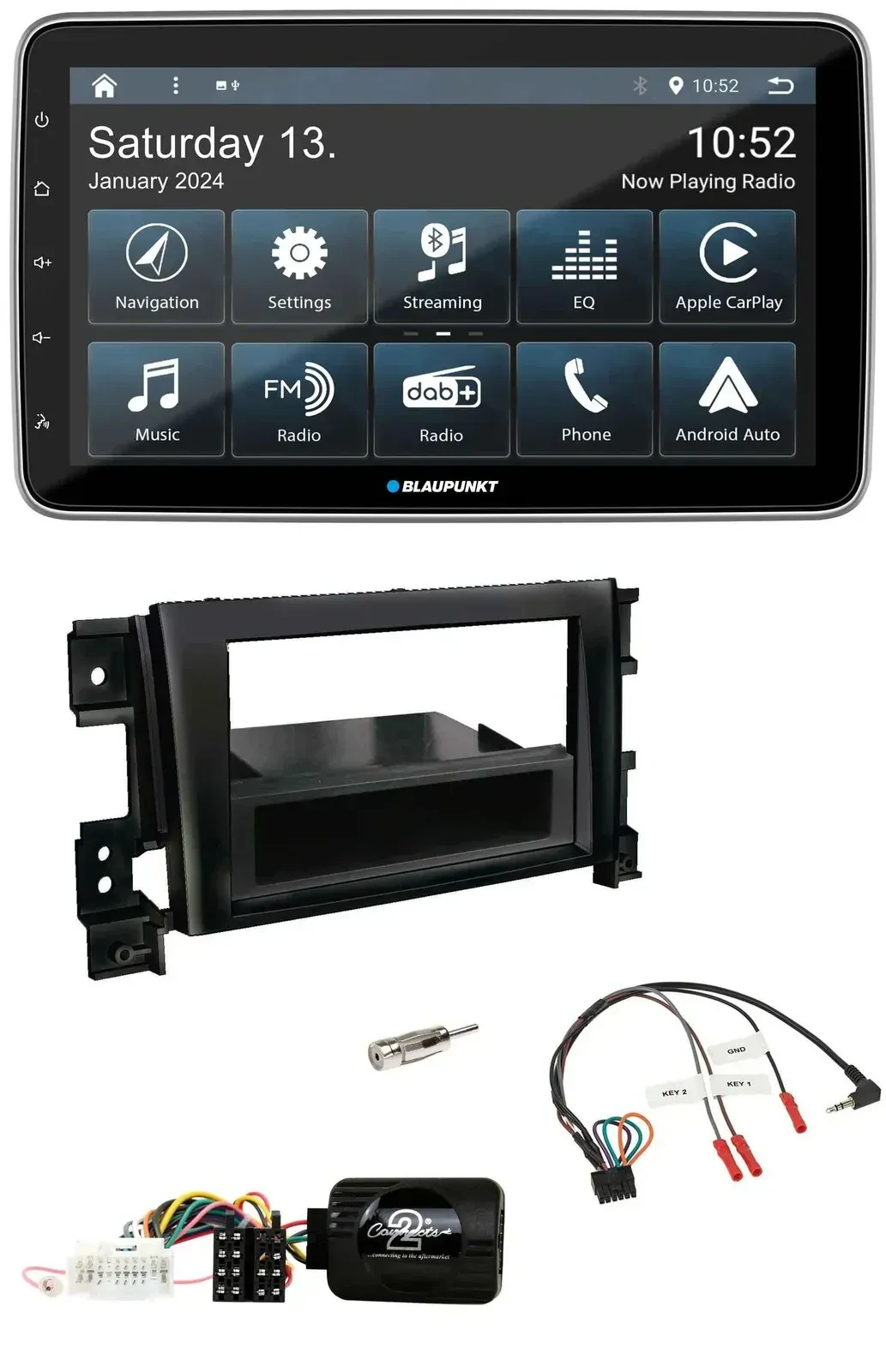 Blaupunkt USB DAB SD Lenkrad Bluetooth Autoradio für Suzuki Grand Vitara 2005-20