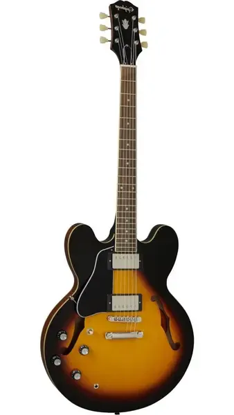 Электрогитара полуакустическая Epiphone ES-335 Left-Handed Vintage Sunburst