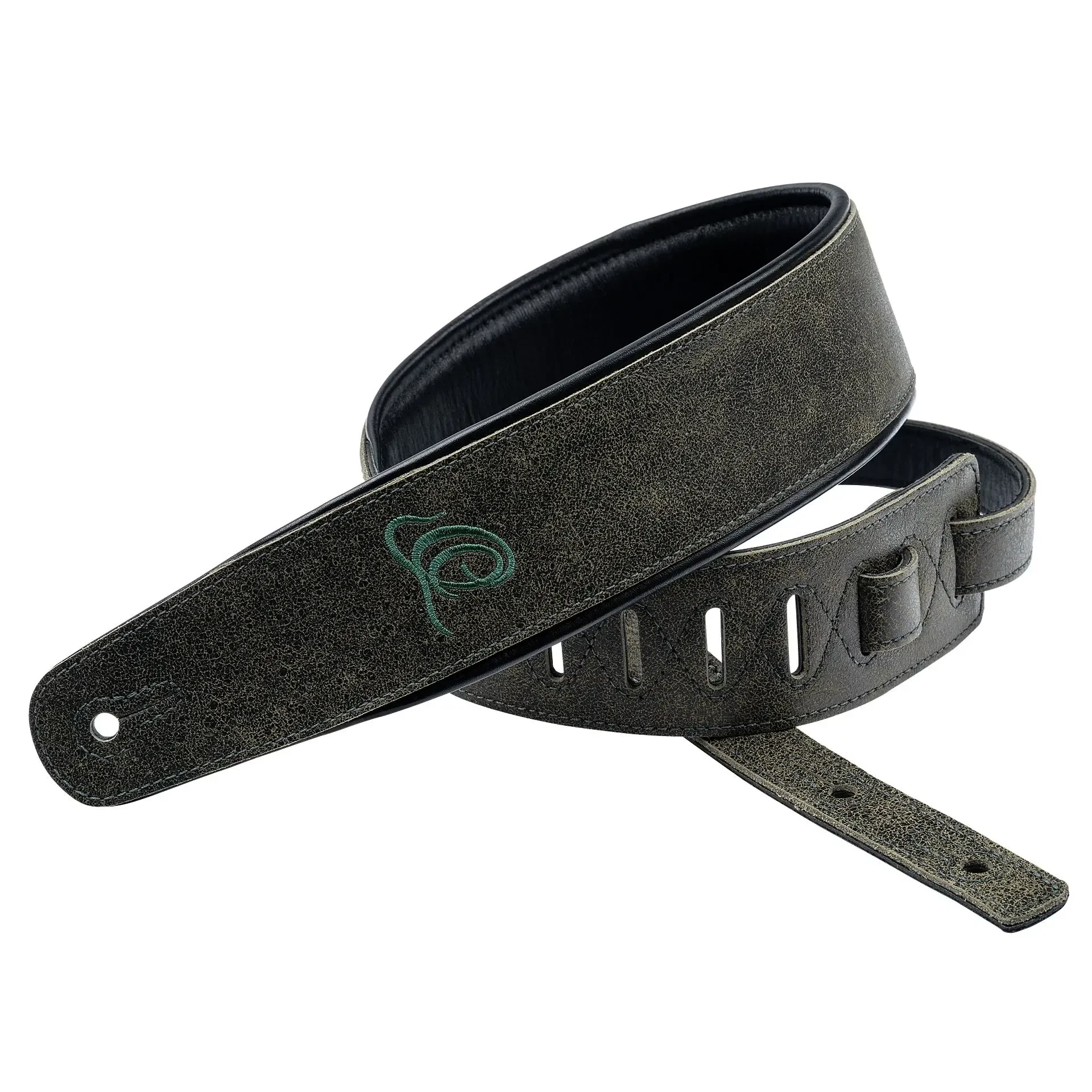 Ремень для гитары Ortega OSAR-4 Echtleder Gitarrengurt „olive tree“