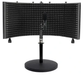 Audio Technica PRO37 Diaphragm Condenser Microphone PRO 37+Mic Stand+Iso Shield