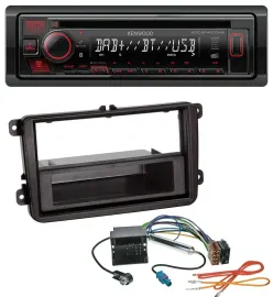Kenwood MP3 CD USB Bluetooth DAB Autoradio für VW Sharan ab 10 Tiguan ab 07 Tour