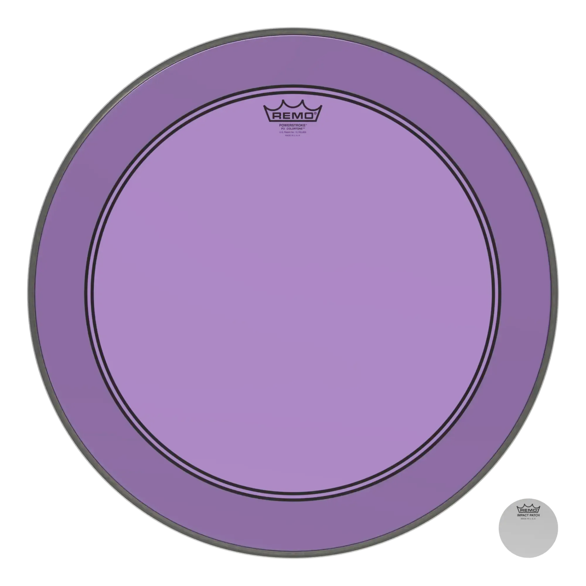 Пластик для барабана Remo 22" Powerstroke P3 Colortone Purple