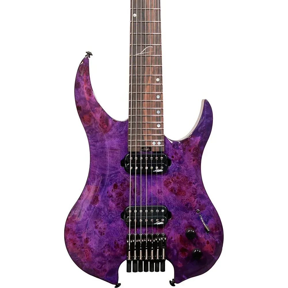 Электрогитара Legator Ghost Super Shred Series 7-String Headless Magenta Burl