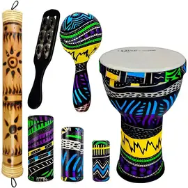 Набор перкусии Sawtooth Jamaican Me Crazy Percussion Set with Djembe & Rain Stick