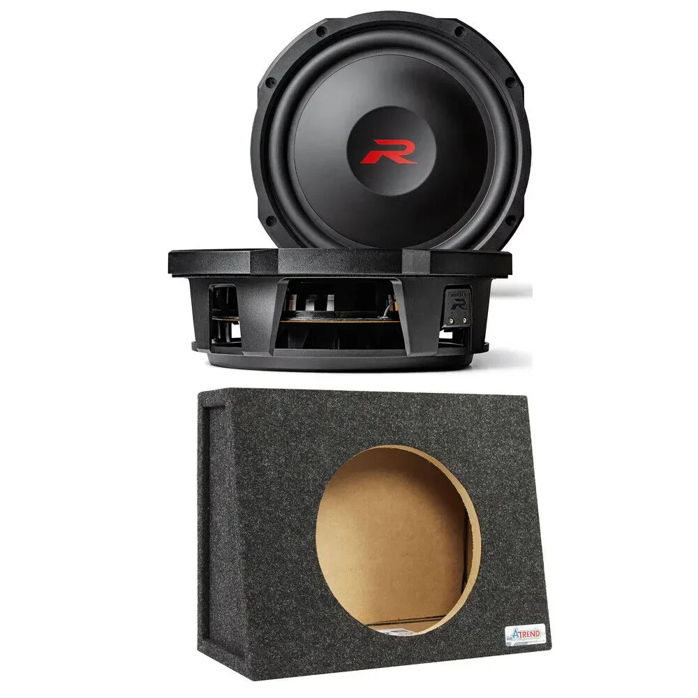 Сабвуфер Alpine RS-W10D4 12" 600W, Dual 4 Ω, тонкий, с корпусом