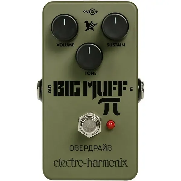 Педаль эффектов для электрогитары Electro-Harmonix Green Russian Big Muff Pi