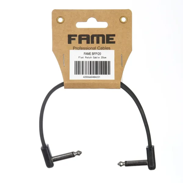 Патч-кабель инструментальный Fame Audio GIT0049334-000 Black 0.2 м