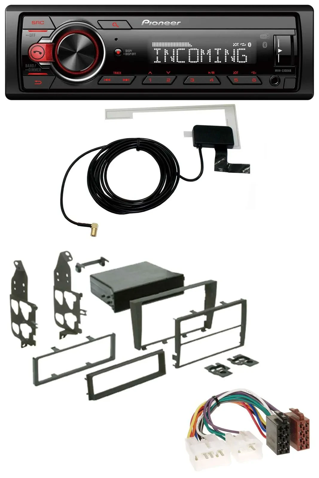Pioneer MP3 AUX CD DAB USB Autoradio für Lexus IS 300 (XE1, 2001-2005)