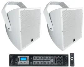 Настенная акустика JBL AWC159 White с усилителем (пара)