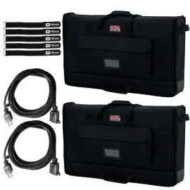 Чехол для светового оборудования Gator G-LCD-TOTE-MD Black с аксессуарами (пара)