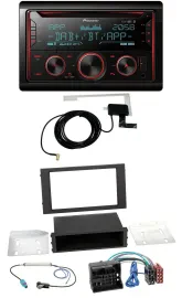 Pioneer 2DIN MP3 DAB USB CD Bluetooth Autoradio für Seat Leon (ab 2014)