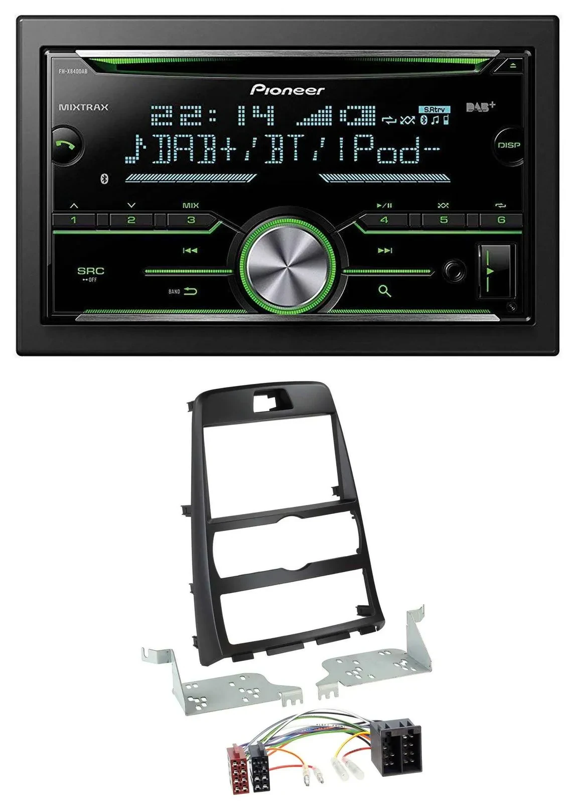 Pioneer Bluetooth MP3 DAB 2DIN USB CD Autoradio für Hyundai Genesis BK 10-12