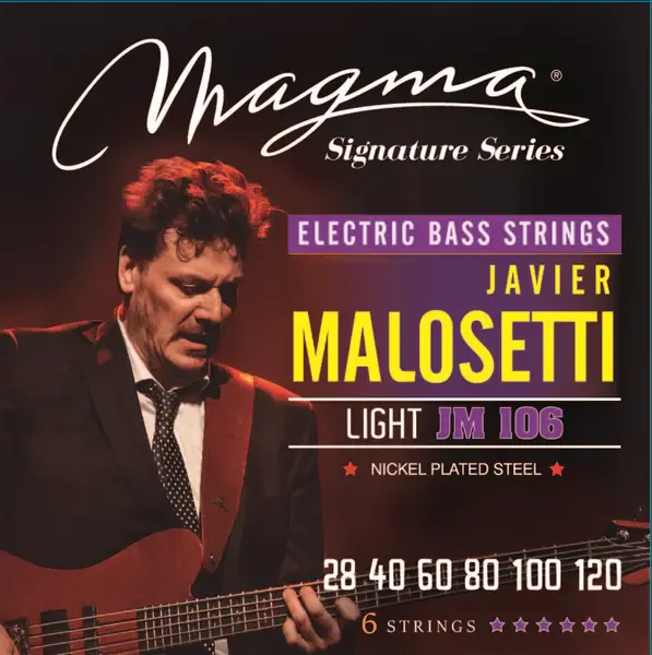 Струны для 6-струнной бас-гитары 28-120 Magma Strings JM106 Javier Malosetti