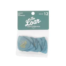 2 - 12 Packs of Loar Model # PG-662-LT Premium Thin Acetyl Flat Picks - 24 picks