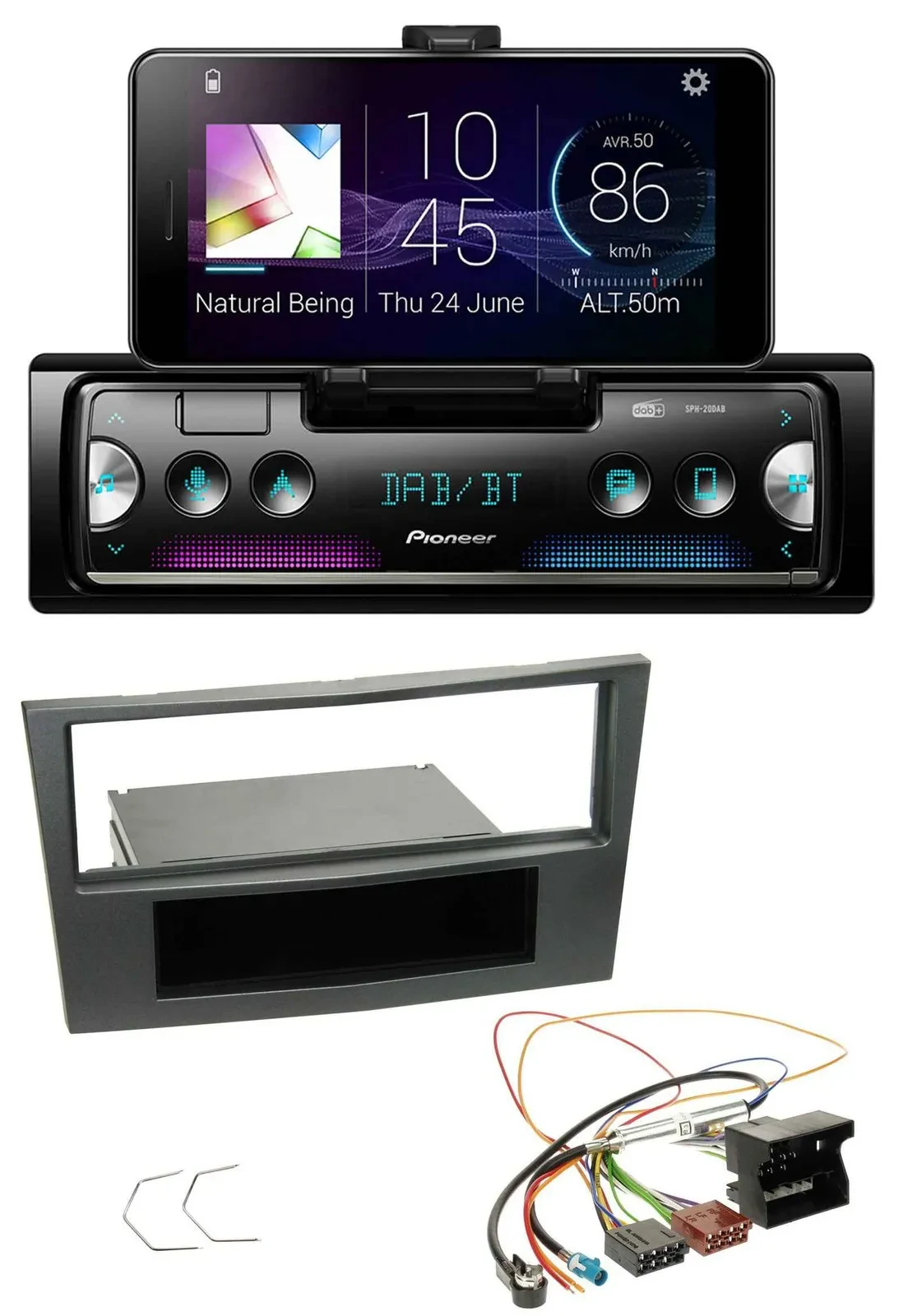 Автомагнитола для Opel Antara/Astra H/Zafira B (с 2005) Pioneer Bluetooth DAB USB MP3