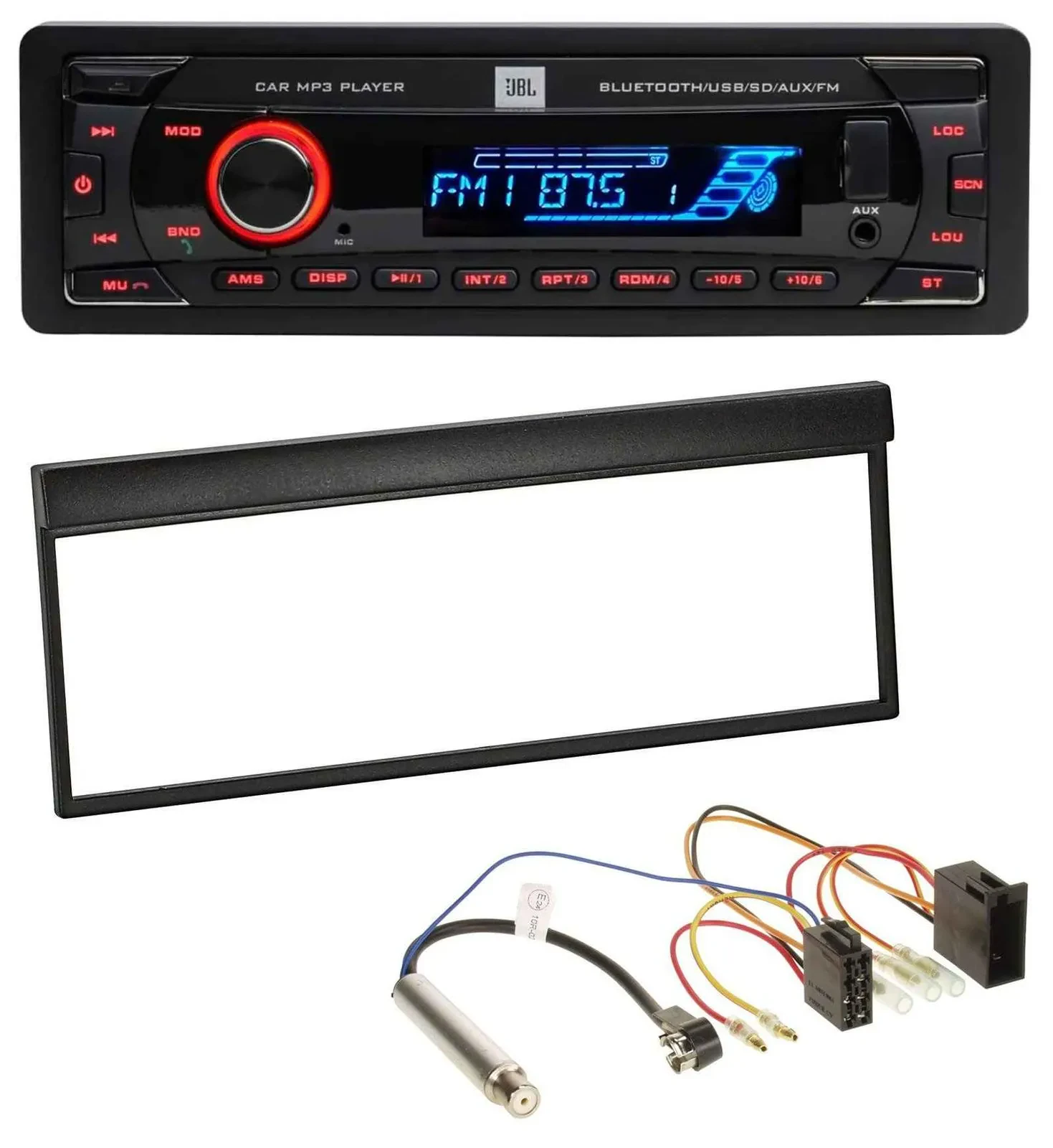 JBL AUX MP3 USB Bluetooth SD Autoradio für Skoda Fabia (bis 2003)