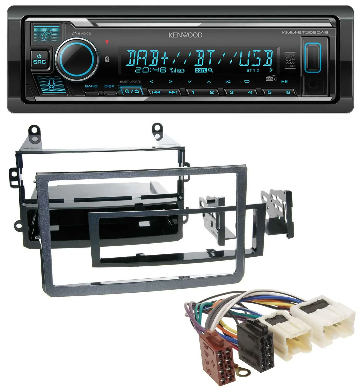 Автомагнитола для Nissan 350Z Kenwood Bluetooth MP3 DAB USB