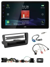 JVC DAB Lenkrad Bluetooth USB Autoradio für Audi A1 (2010-2019)