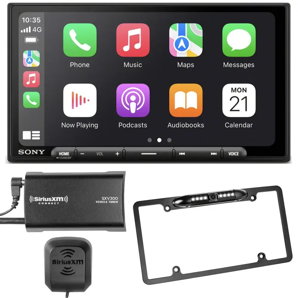 Автомагнитола Sony XAV-AX6000 6.95" сенсорный экран (набор, 3 шт., камера BLPCAM2, XM тюнер SXV300v1)