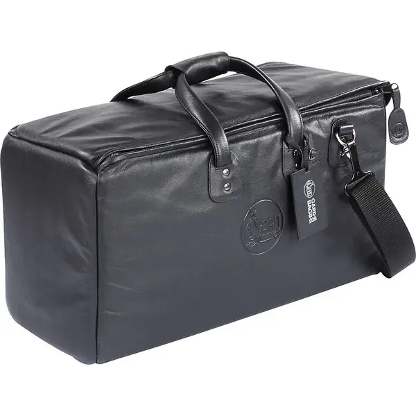 Кейс для трубы Gard 10-MLK Suspension Super Triple Leather Trumpet Bag Black Leather