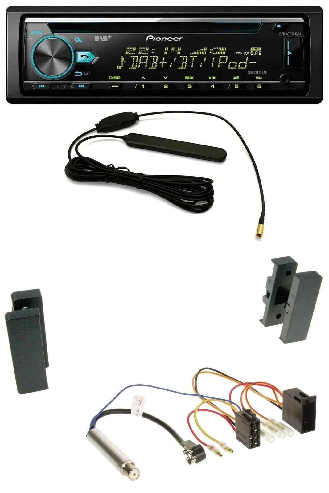 Автомагнитола для Seat Leon/Toledo (1998–2006) Pioneer CD, MP3, AUX, DAB, USB