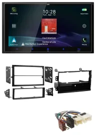 JVC USB Bluetooth 2DIN DAB MP3 Autoradio für Nissan 350Z Roadster 02-05