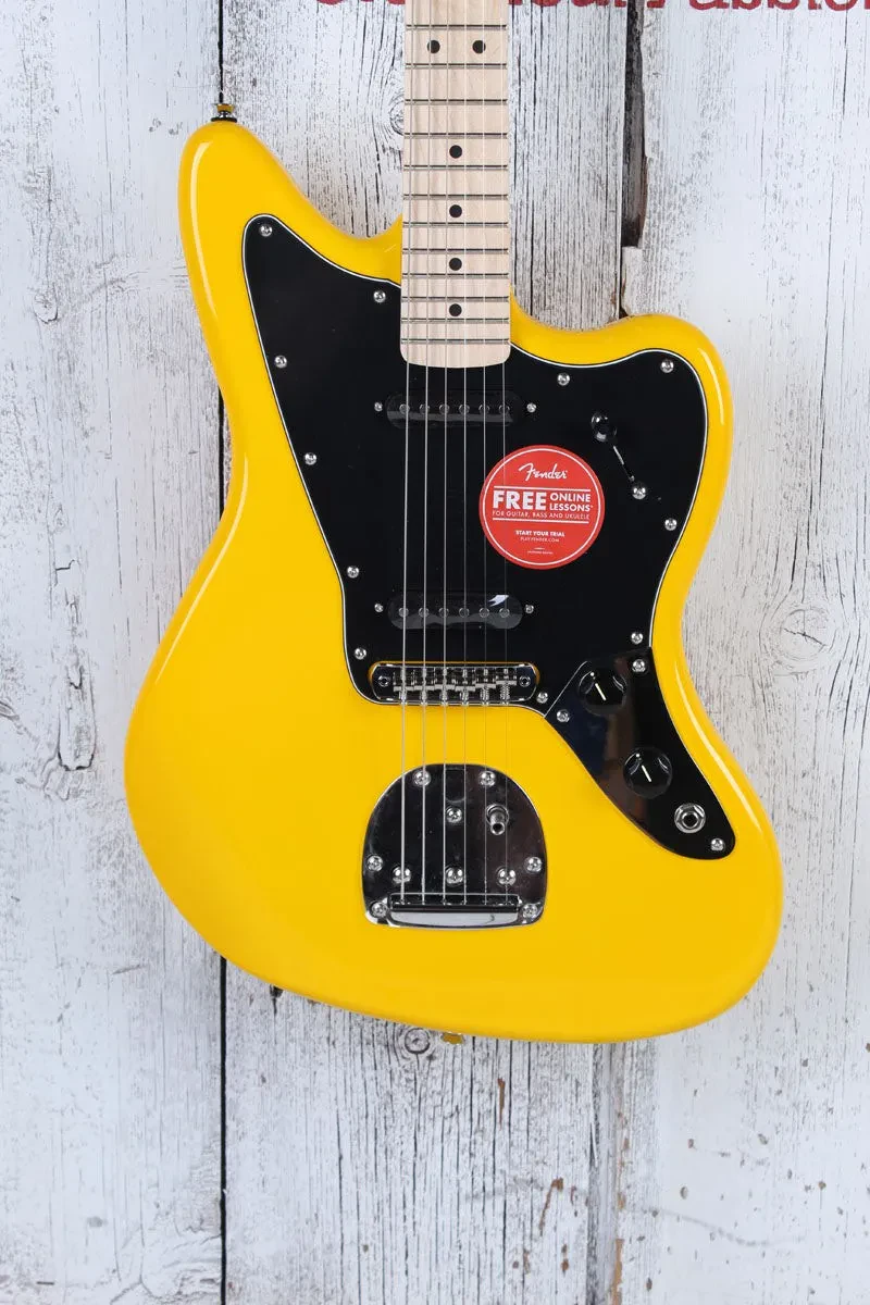 Б/У Электрогитара Squier by Fender FSR Affinity Jaguar Graffiti Yellow