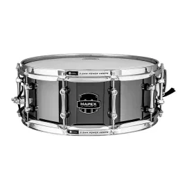 Mapex Armory Series Tomahawk Black Chrome 14x5.5 Inch Snare Drum for Studio Gear