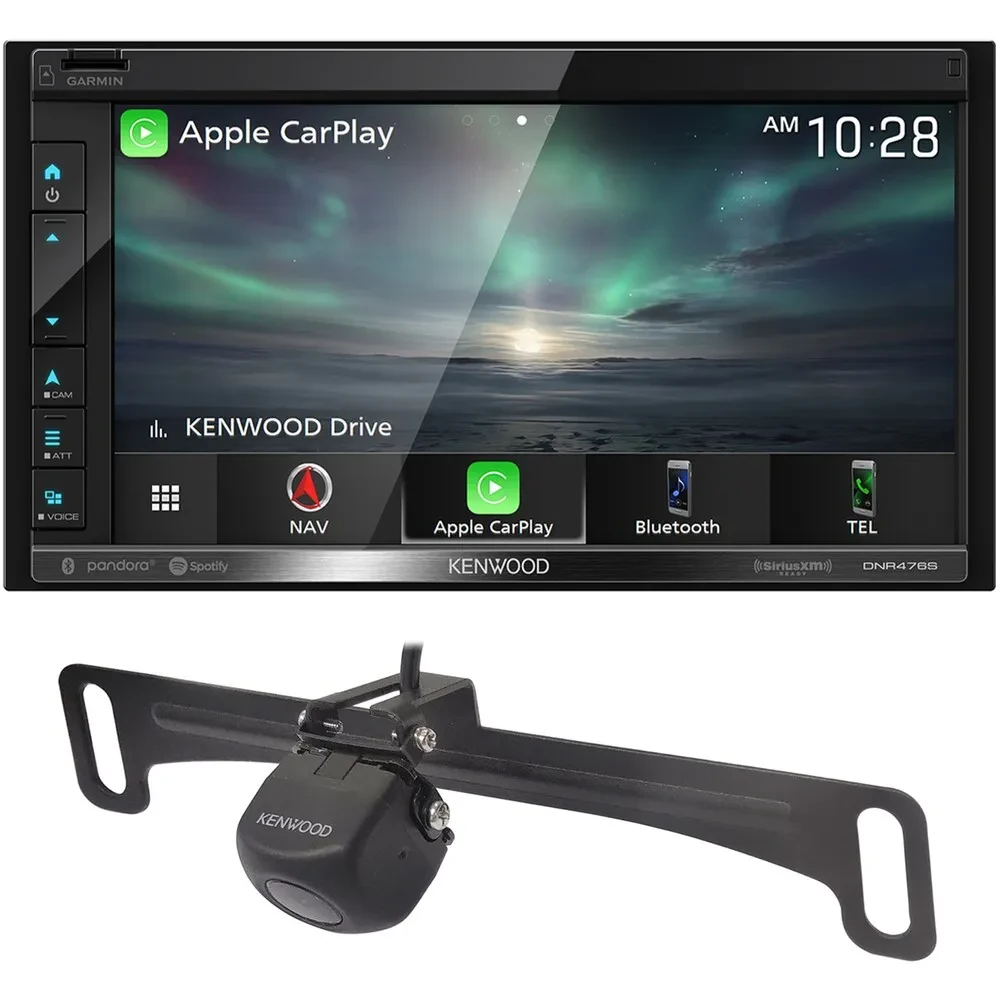 Kenwood DNR476S 6.8" Touchscreen Receiver + 195° Backup Camera