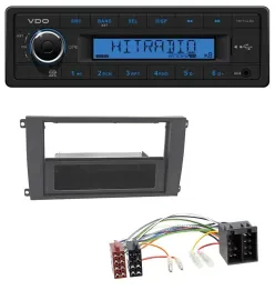 VDO AUX 1DIN MP3 USB Autoradio für Porsche Cayenne (2002-2007)