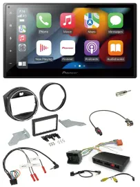 Pioneer DAB Bluetooth 2DIN USB Lenkrad Autoradio für BMW Mini F55/F56 2013-2016