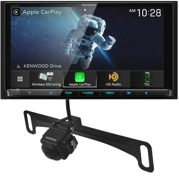 Kenwood DDX9907XR 6.75" Touchscreen Receiver + 180° Backup Camera