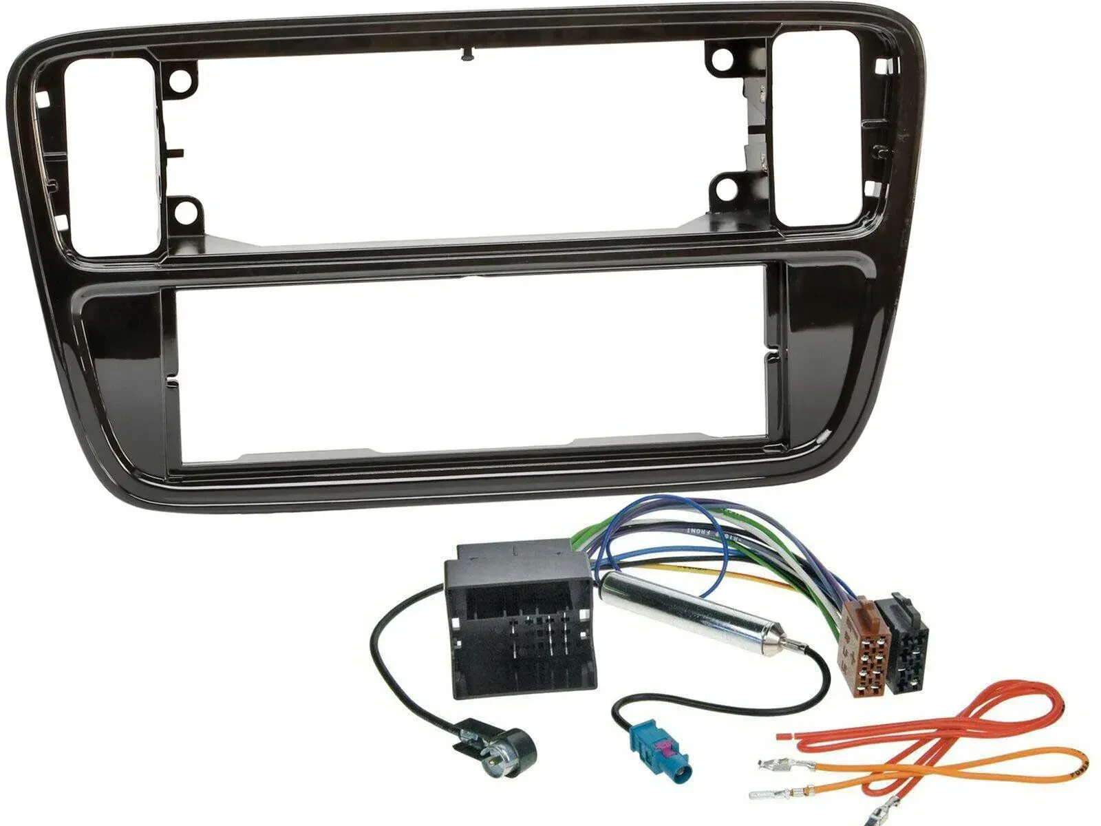 Radioeinbauset DIN Autoradio für VW Up AA AAN 2011-2016 piano black