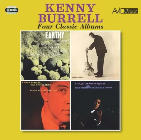 KENNY BURRELL - Earthy/ Kenny Burrell/ On View At The Five Spot Cafe/ A Night At The Vanguard (2CD)
